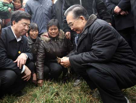 Fighting drought top priority: Wen