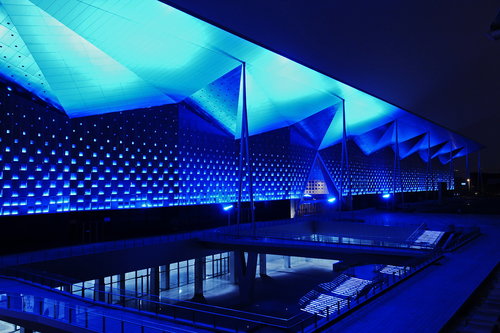 Expo lights up with 55-days to go