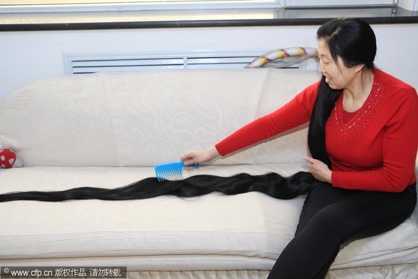 Chinese Rapunzel to go for world record