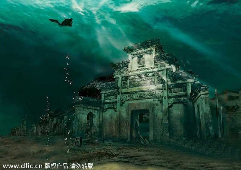 Underwater city preserved in E China