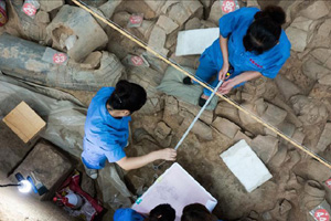 Ancient crossbow excavated in Xi'an