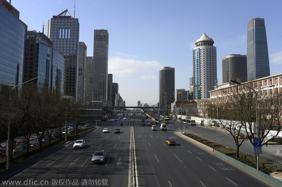 Beijing seems abandoned for Lunar New Year!