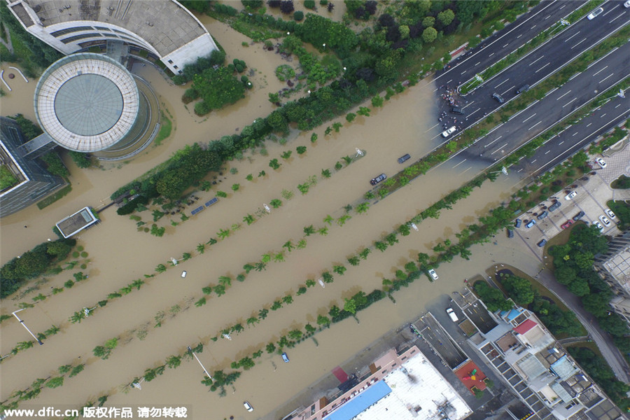 East China floods disrupt life