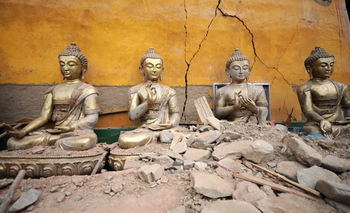 Officials assess damage to historic sites in quake zone