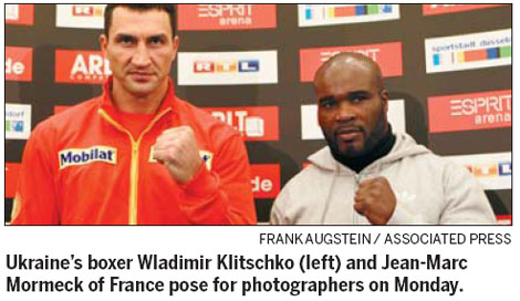 Klitschko out to make Mormeck his 50th KO victim in Germany