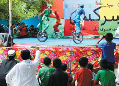 Afghanistan's circus gives children fun with a future