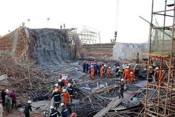 昆明在建机场发生垮塌事故 已7死34伤