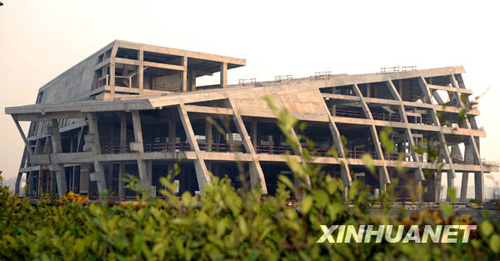 长沙“两馆一厅”建筑群初显雏形