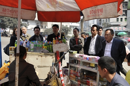 达州市政协副主席王全兴专题调研城市管理工作