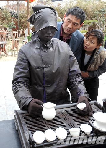 古装真人秀 惊煞众游人