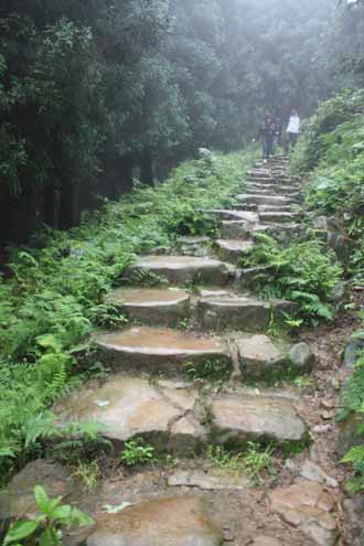 珙县发现四公里长古石板道 疑为五尺道重要支线
