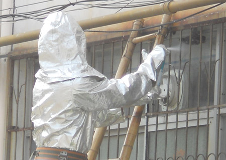 毒蜂频频伤人 河南漯河一小区居民不敢出门