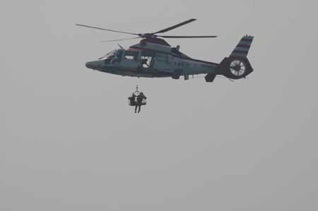 两岸首次共同进行大规模海陆空联合搜救演练