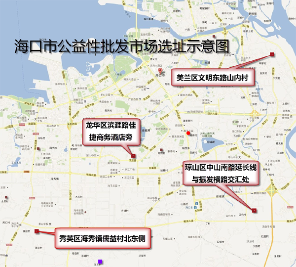 海口建4个公益性蔬菜批发市场 保障淡季蔬菜供应