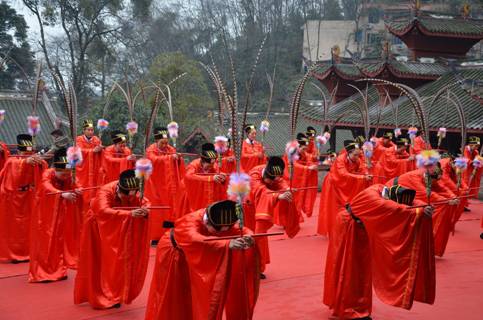 都江堰文庙举办春季祭孔大典