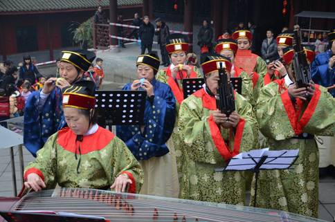 都江堰文庙举办春季祭孔大典