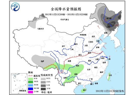 暴雪寒潮大风预警齐发 我国多地再遇大范围雨雪
