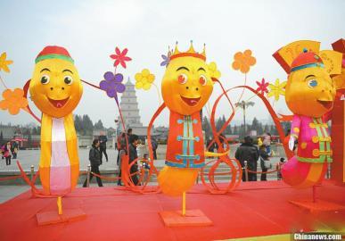 各地蛇年吉祥物遭吐槽：何方妖孽 毁三观啊(图)