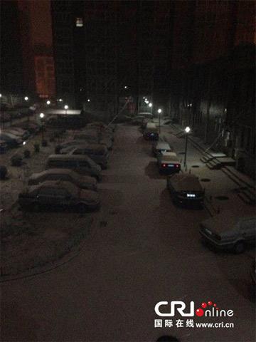 北京大兴通州飘落雪花 尚不够初雪标准(图)