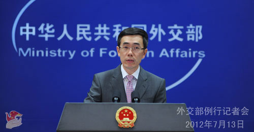 外交部：我渔政船是执行正常公务 中方拒绝日方提出的抗议
