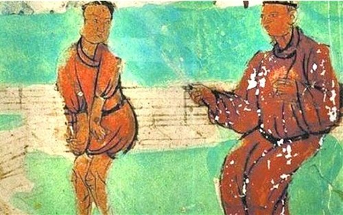 敦煌莫高窟壁画人物动作与梦露经典造型神似