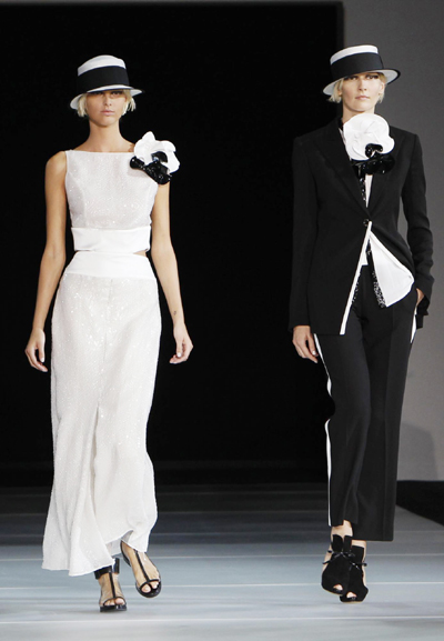Emporio Armani Spring/Summer 2012 women's collection