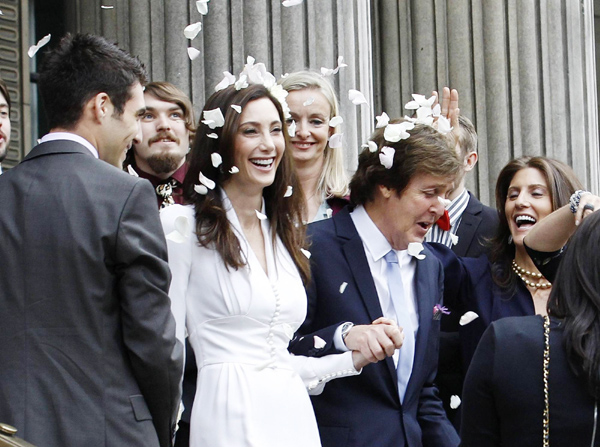 McCartney weds for third time