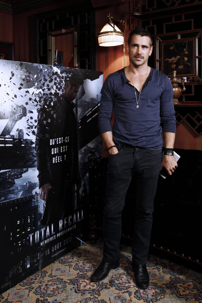 Colin Farrell promotes 'Total Recall'