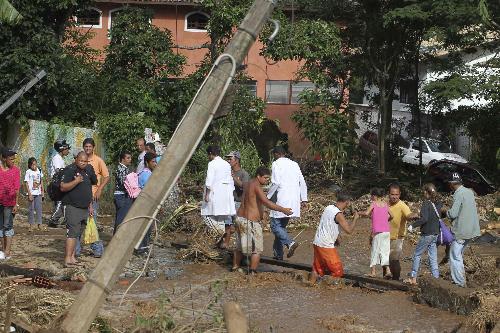 巴西暴雨又致264人遇难 总统紧急拨款数亿美元救灾