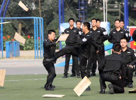 北京特警演练