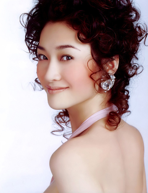 李小冉彩绘写真繁花贴身