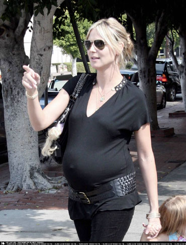 Pregnant Heidi Klum