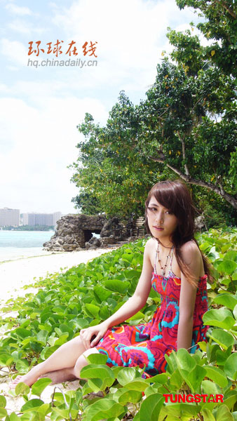 Mandy大胆湿身