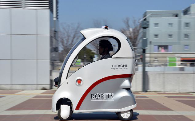 日立推出小巧机器人汽车 可自主行驶就近接送乘客