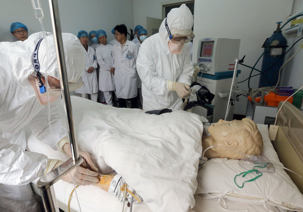 组图：中国多地备战H7N9禽流感