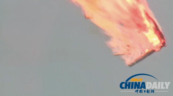 惨烈!实拍俄罗斯质子M运载火箭升空后失控爆炸