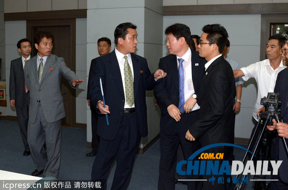 朝韩会谈爆发肢体冲突 朝方关停电梯令韩方陷被动