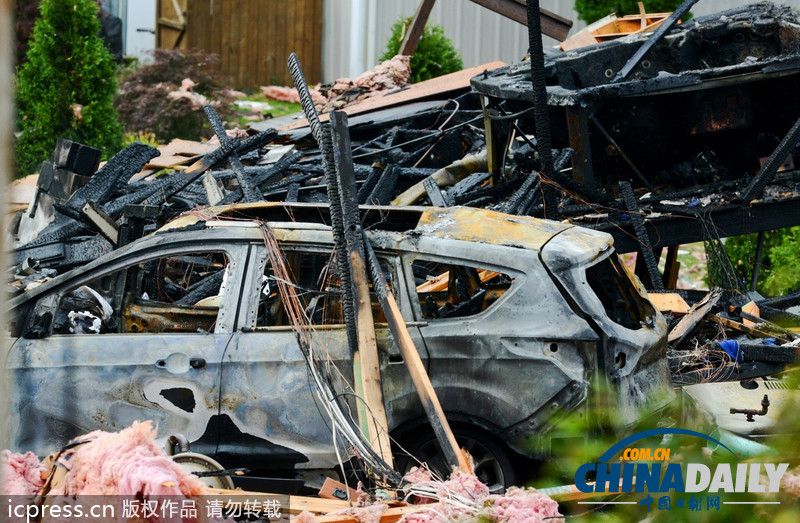 美国西弗吉尼亚一民居爆炸 致1人死亡（组图）