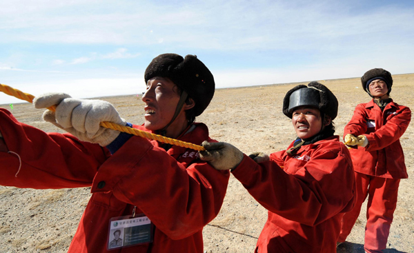 Sky-high power project in Qinghai