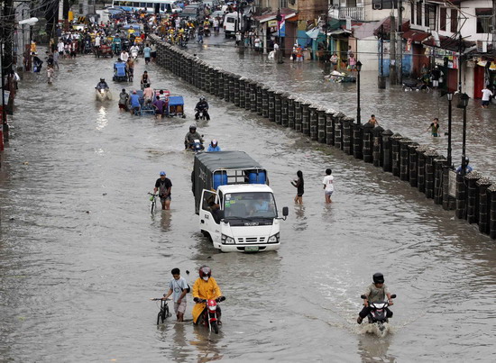 Typhoon Conson hit Las Pinas, Manila