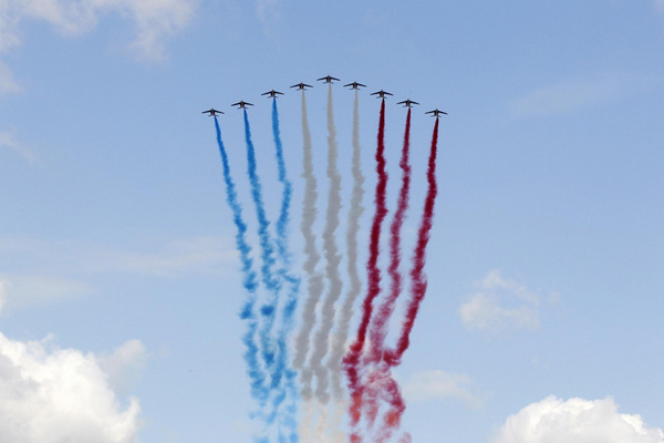 France marks Bastille Day with military parade
