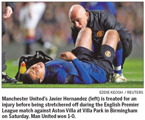 Fergie stunned by Hernandez injury blow