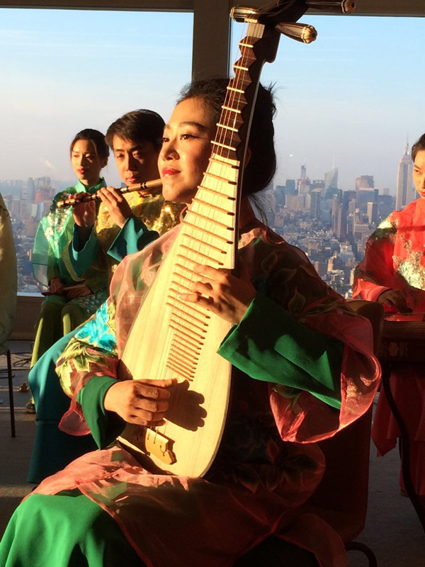 Chinese music traveling wide