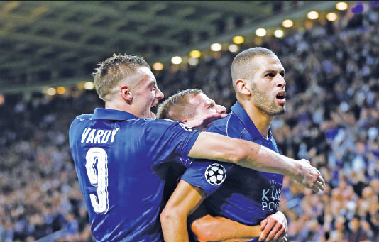Happy Ranieri heartened by Leicester 'spirit'