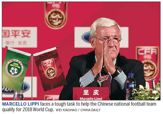 Lippi confident he can help China reach its goals