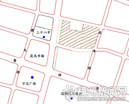福州挂牌出让城区6幅地块 港头岛地块起价11.38亿
