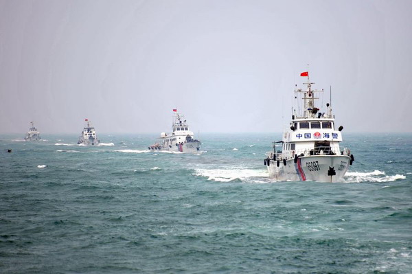 Fujian's marine police hold training