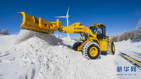 Inner Mongolia digging out from under a heavy snowfall