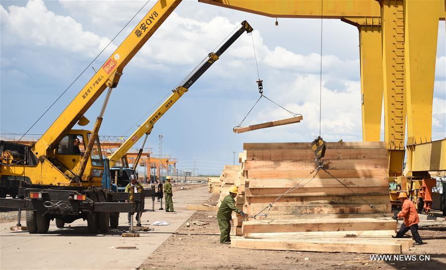 Railway trade rises by 2% year on year in first 5 months in Manzhouli