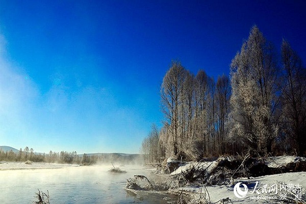 Explore a frozen world in Hulunbuir grassland